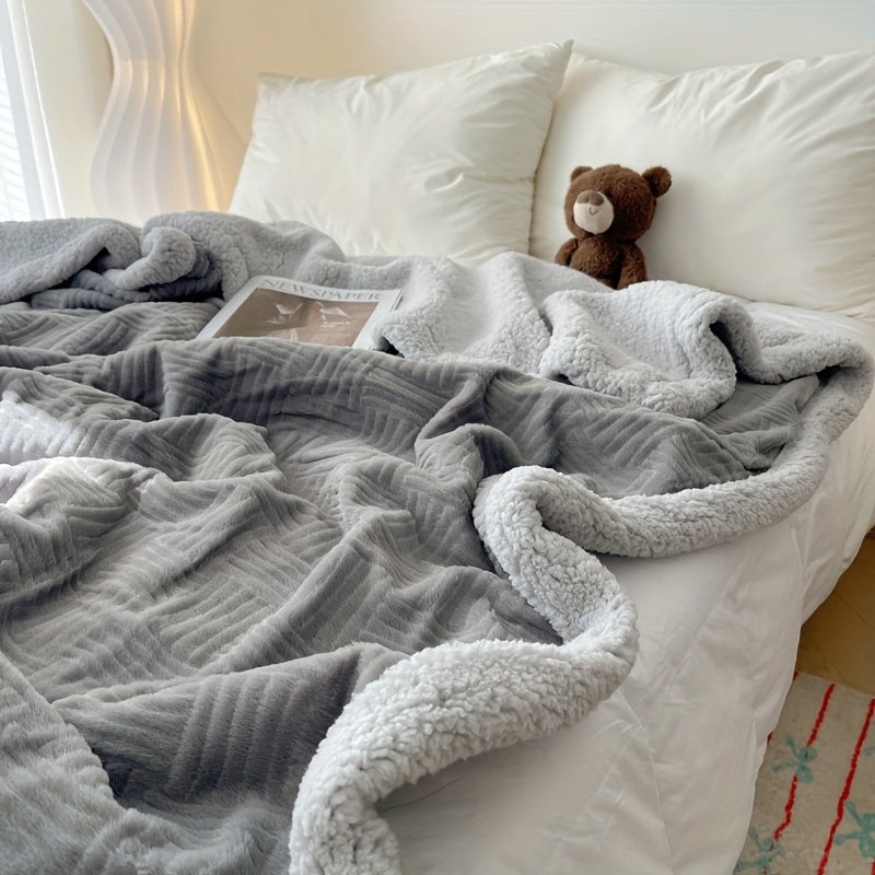 Faux Rabbit Fur Blanket