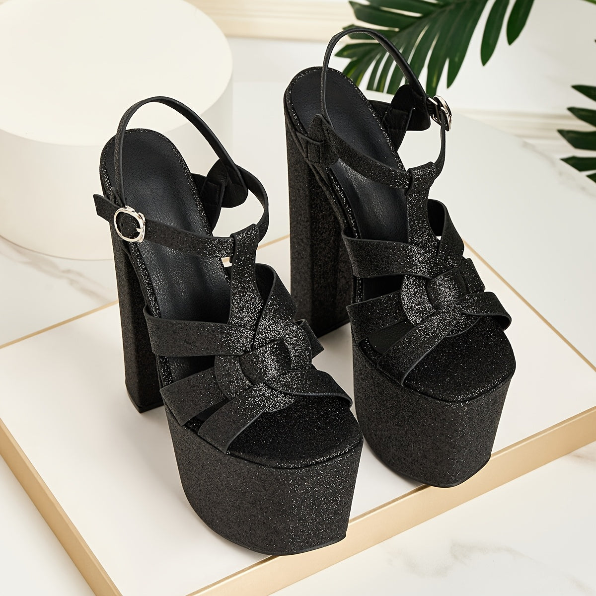 Platform High Heel Sandals