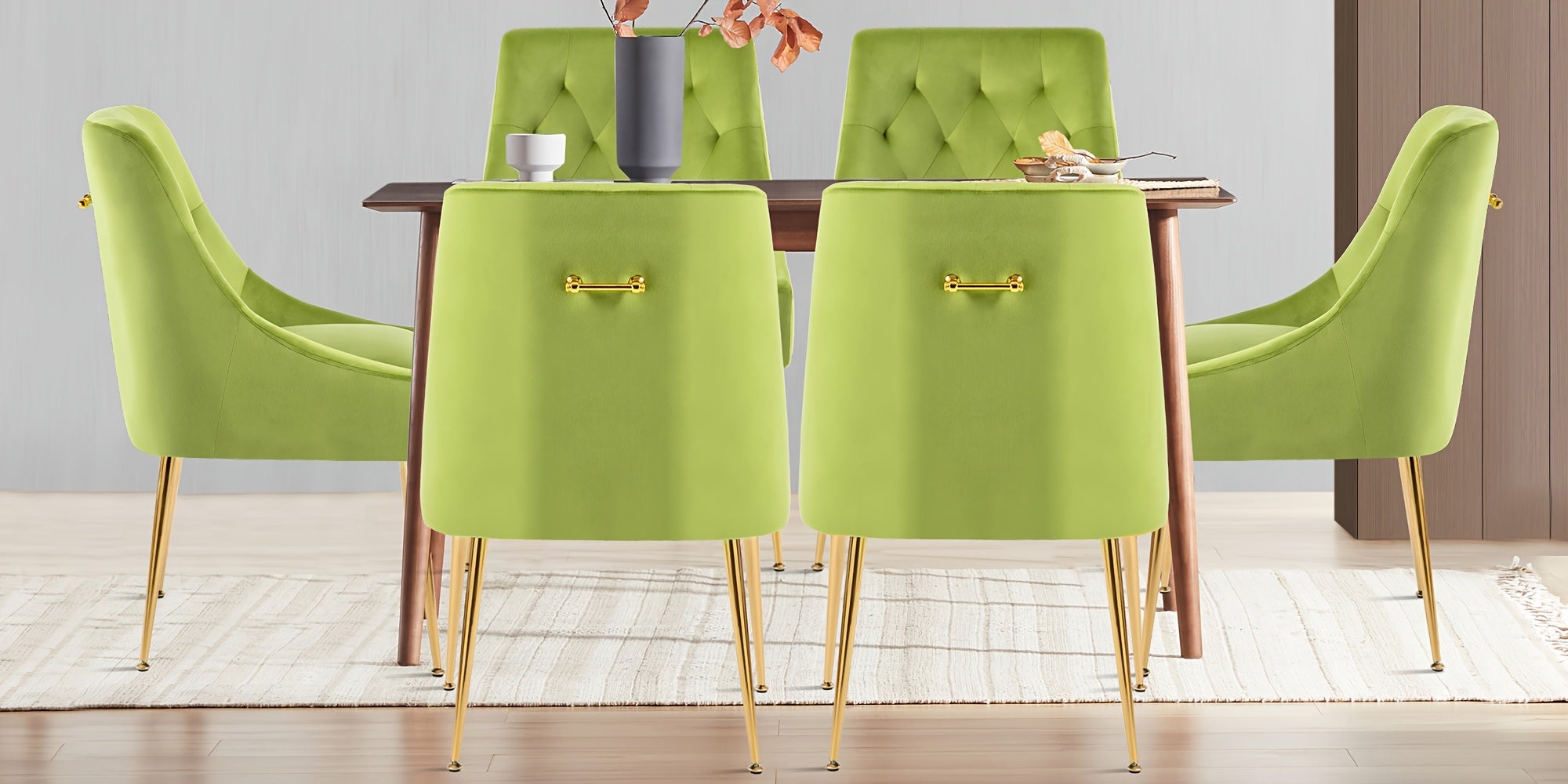 Velvet Dining Chairs Set Of 6