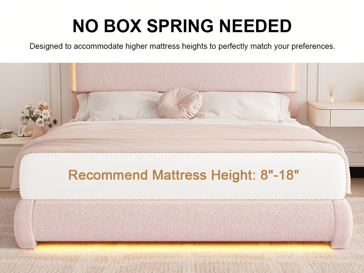 Full Size Soft Cloud Bed Frame