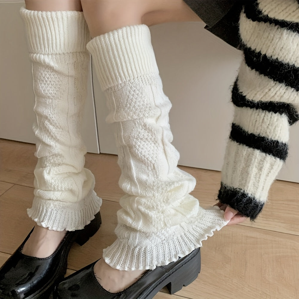 {4pcs} Geometric Leg Warmers