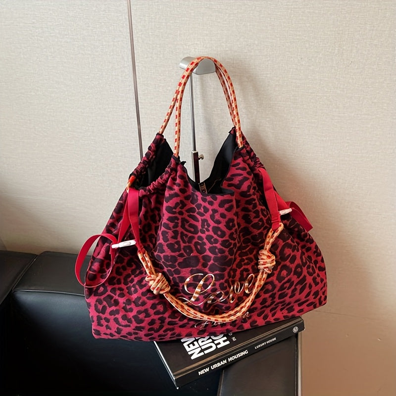 Leopard Print Crossbody Bag