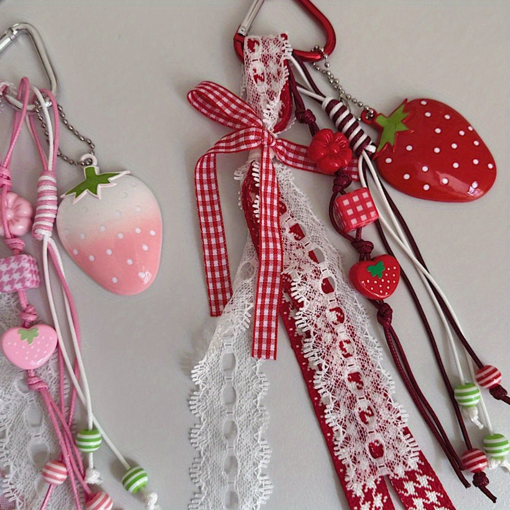 Strawberry Keychain