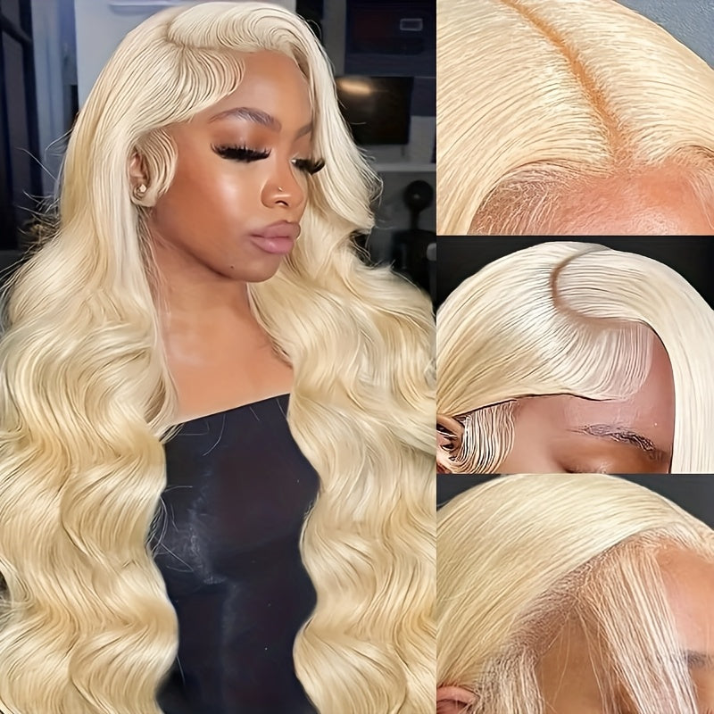 Blonde Human Hair Body Wave HD Lace Wig