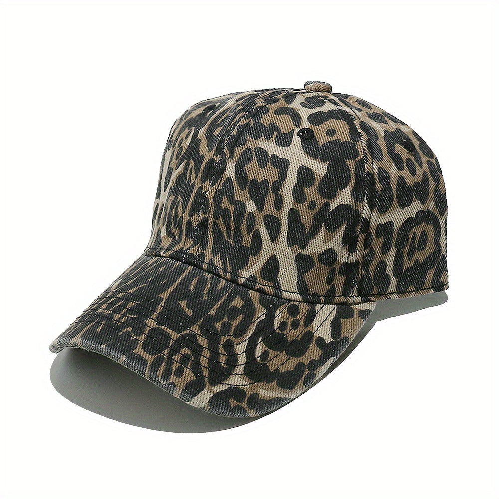 Leopard Print Baseball Cap