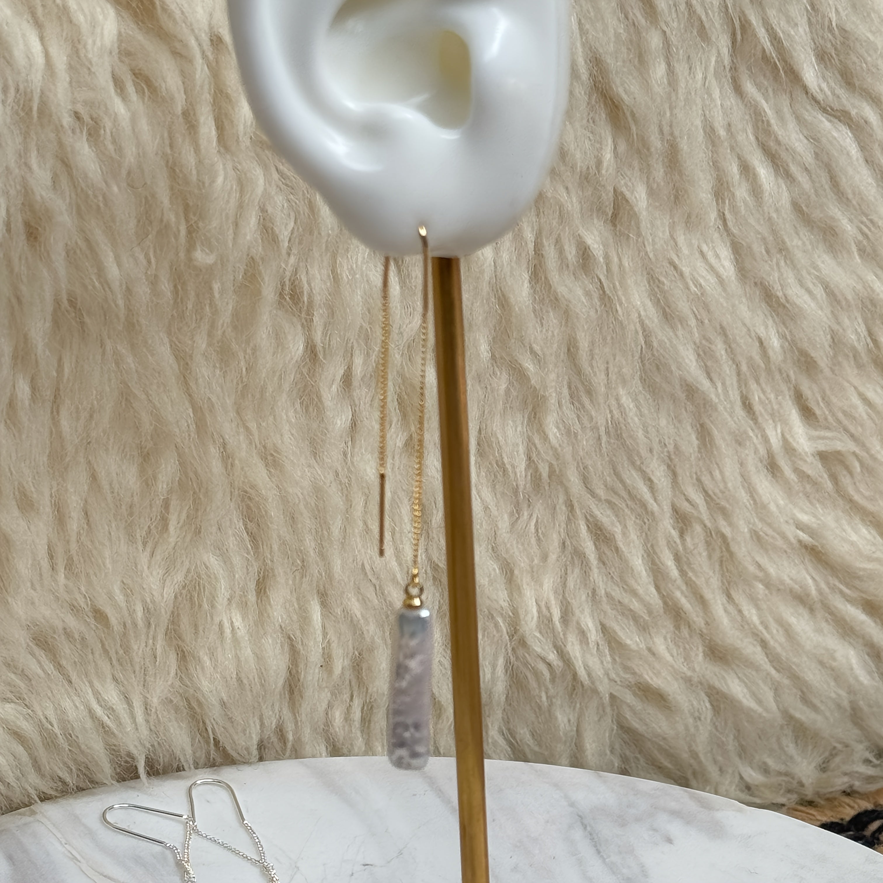 Pearls Tassel Drop Earrings