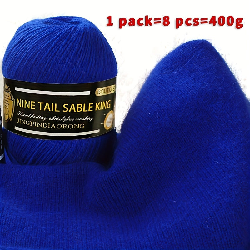 8rolls/pack Wool 10.00%, Cashmere 90.00% Yarn