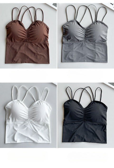 Set of 4 Sexy Lace-Back Camisoles