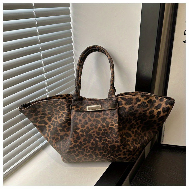 Leopard Print Tote Bag