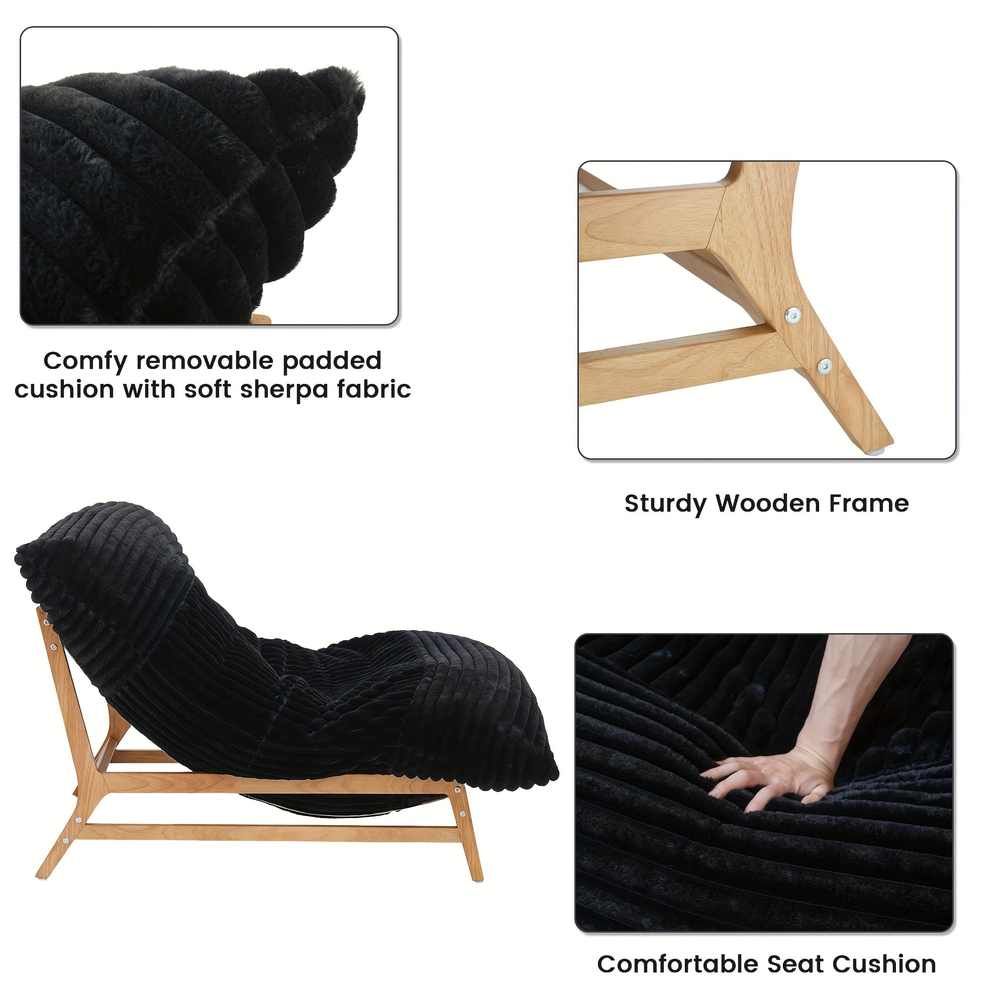 Oversized Chaise Lounge Chair