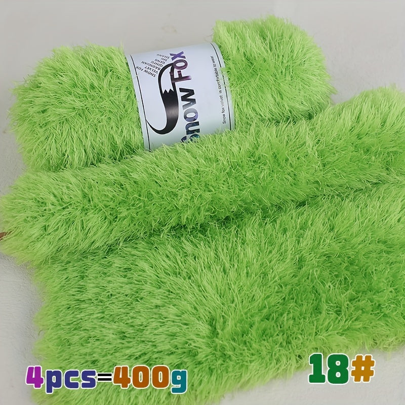 400g Lash Yarn Artificial Fur Fleece Yarn