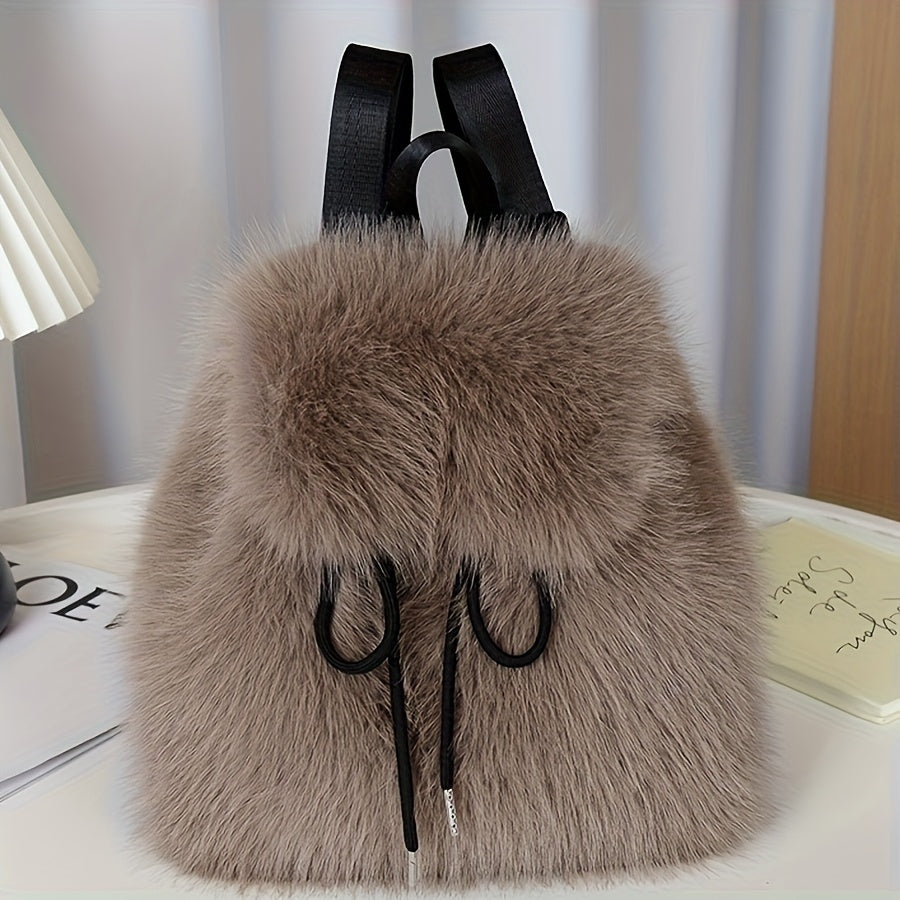 {1pc} Faux Fur Backpack