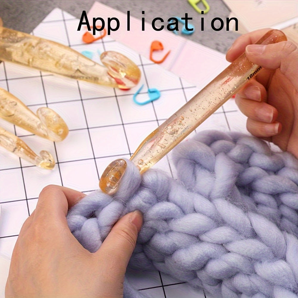 1pc/3pcs/5pcs Large Crochet Hook