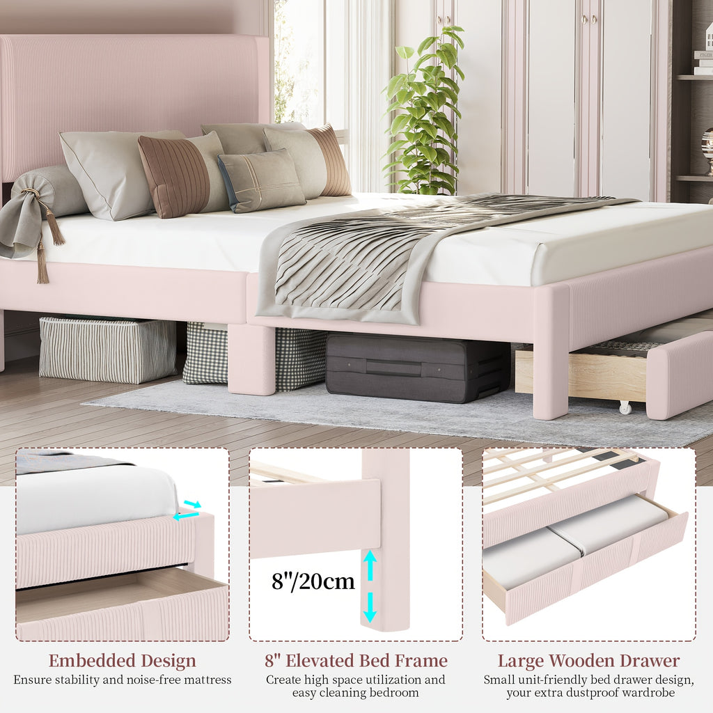 Bed Frame with Storage