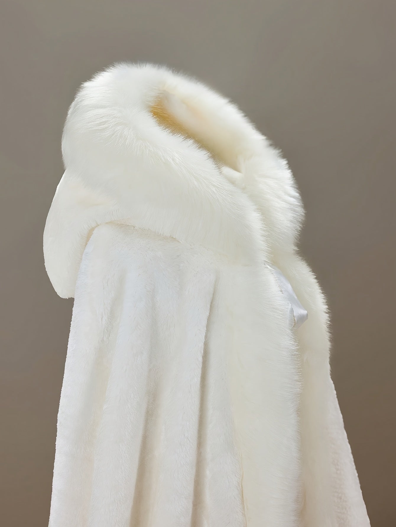 Plush Hooded Cape