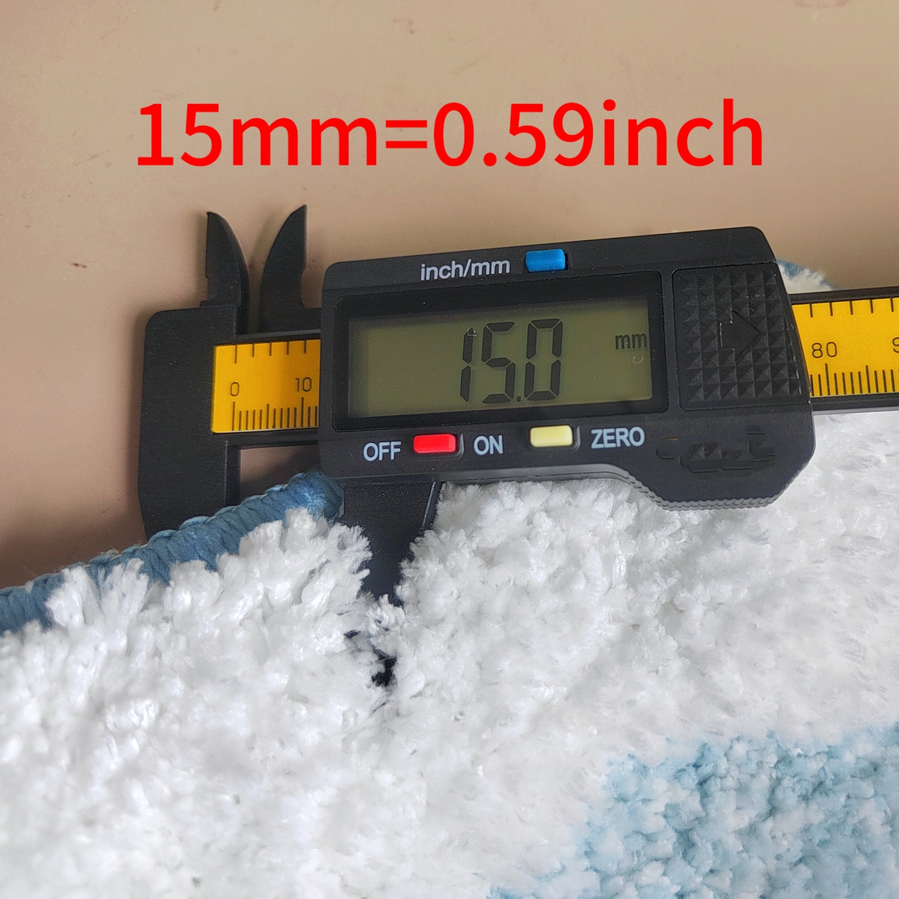 Thick Ultra-Soft Tufted Rug - Blue Ocean Wave