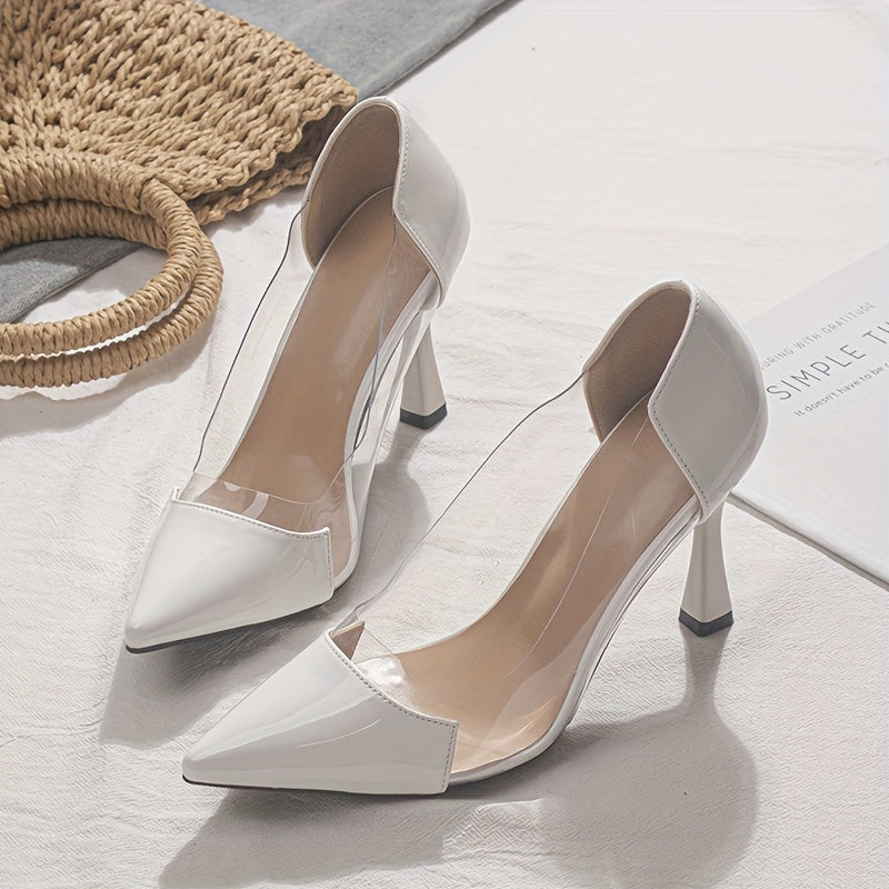 Pointed-Toe Stiletto High-Heel Shoes