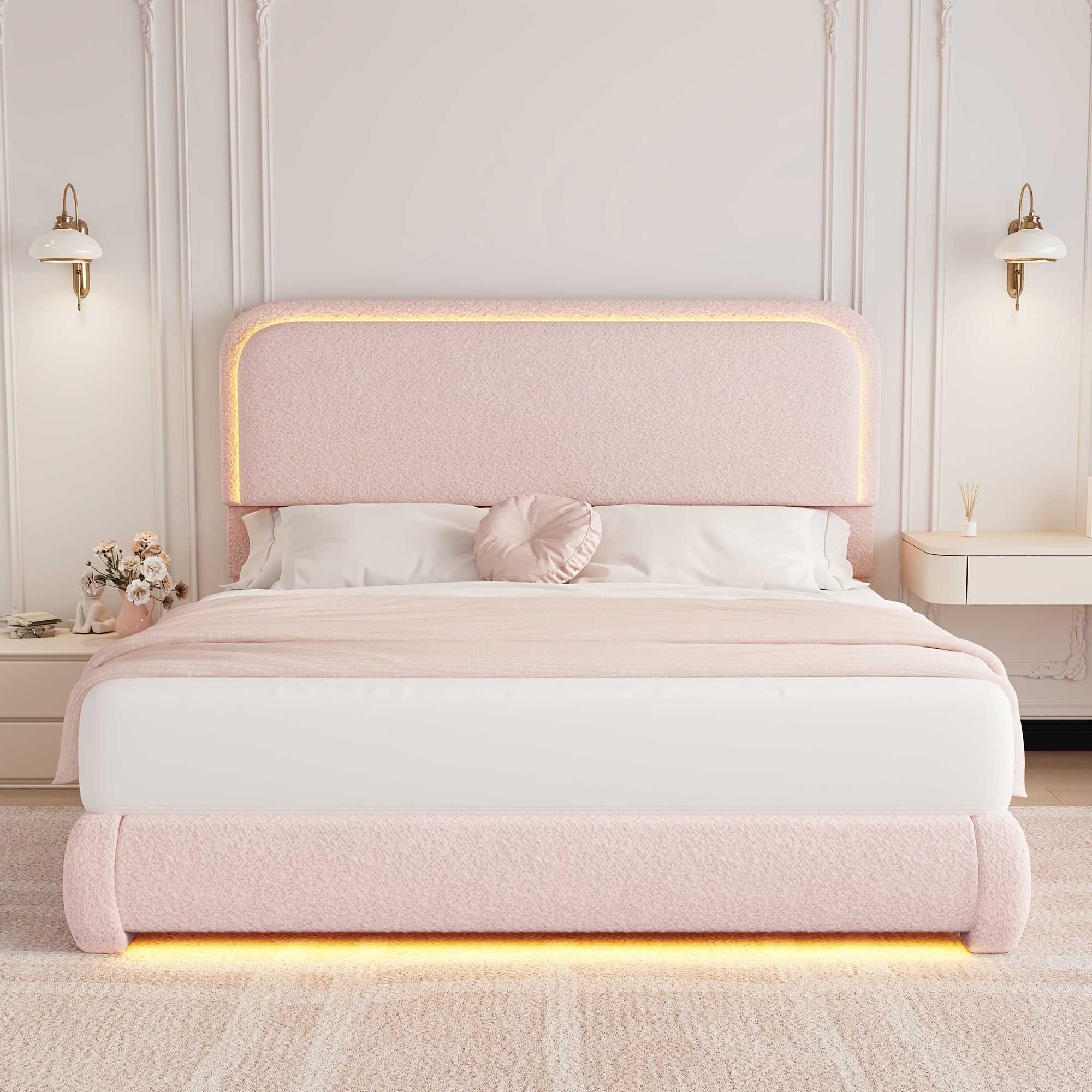 Full Size Soft Cloud Bed Frame