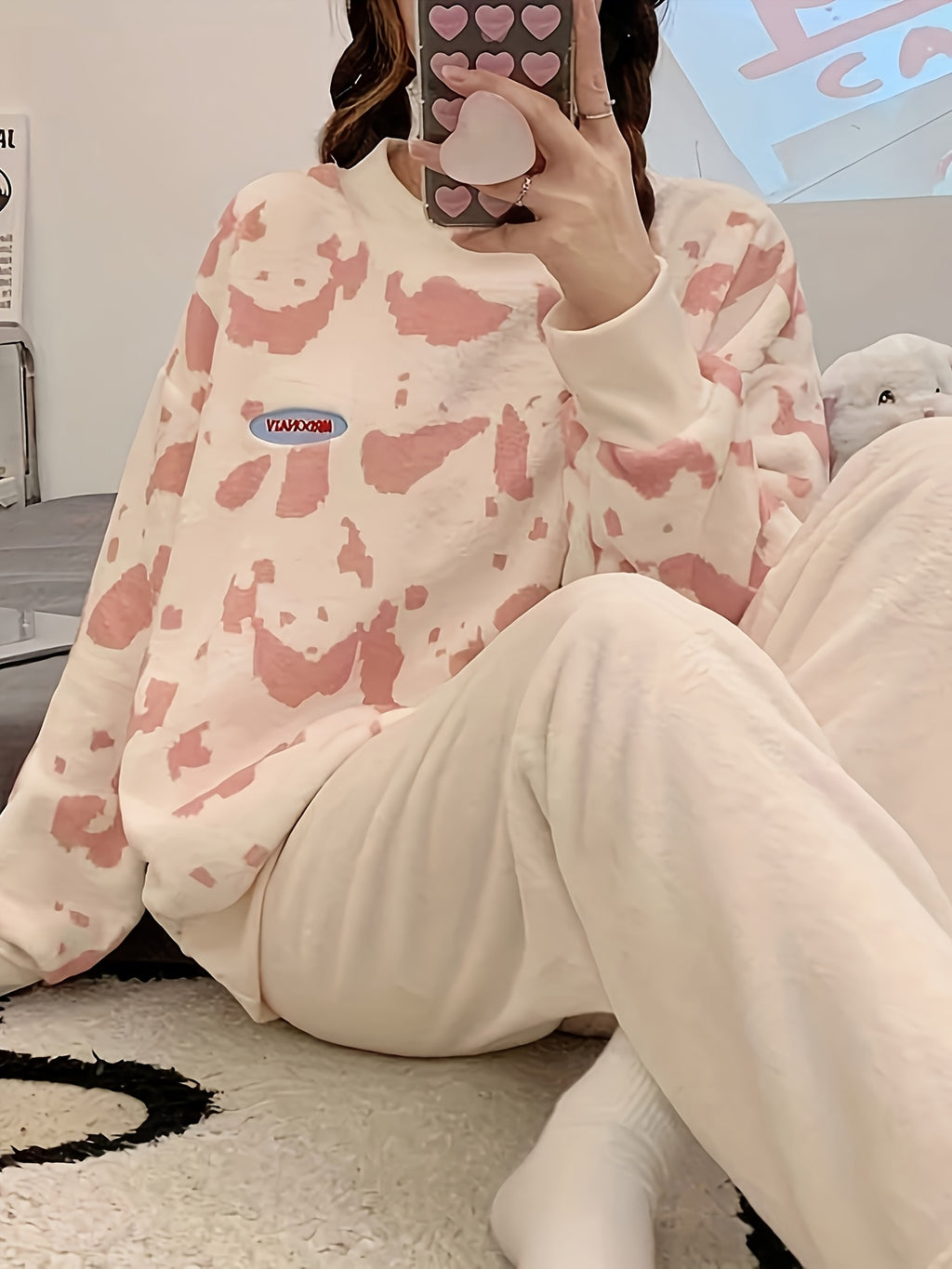 Coral Fleece Pajama Set