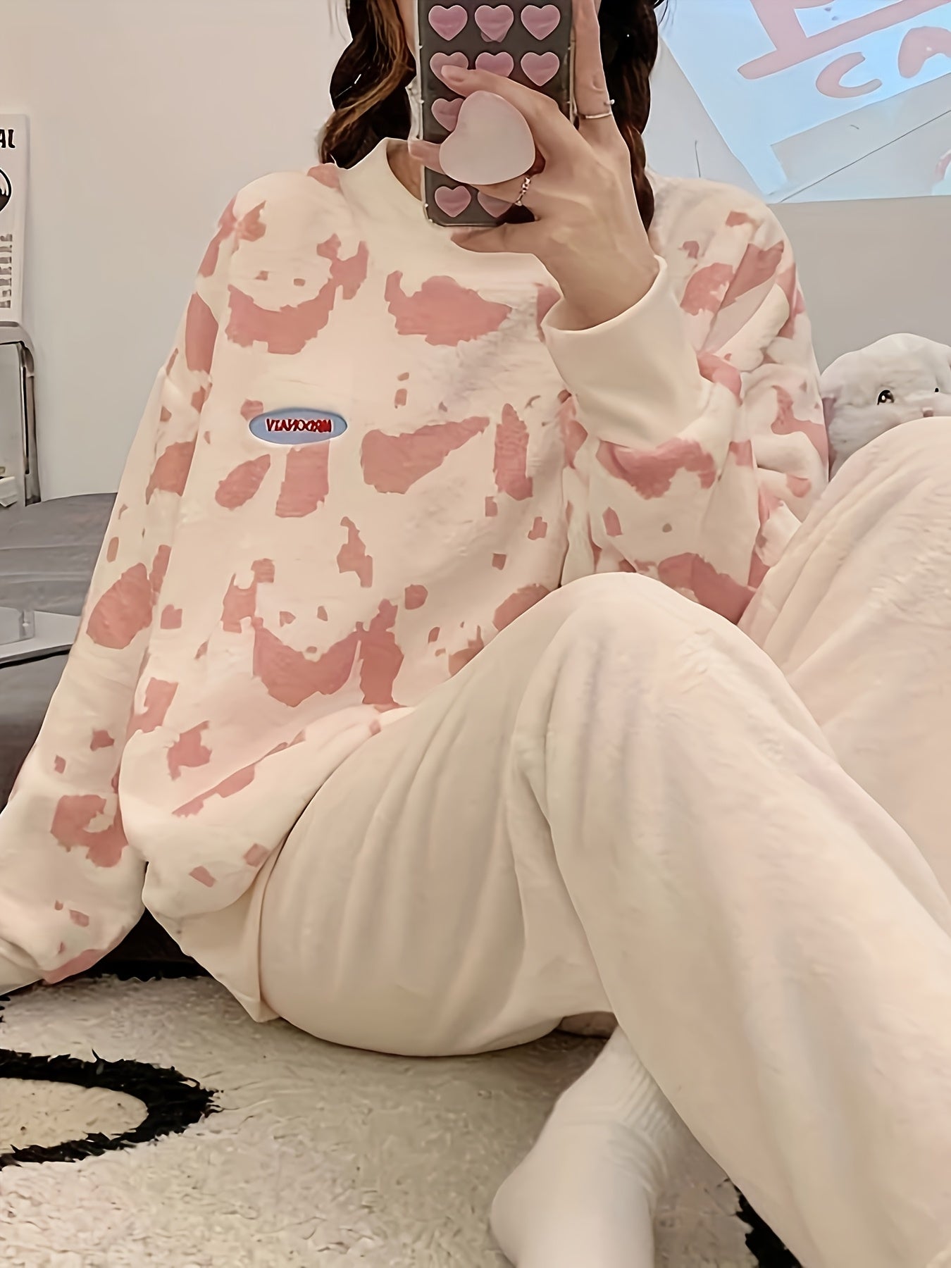 Coral Fleece Pajama Set