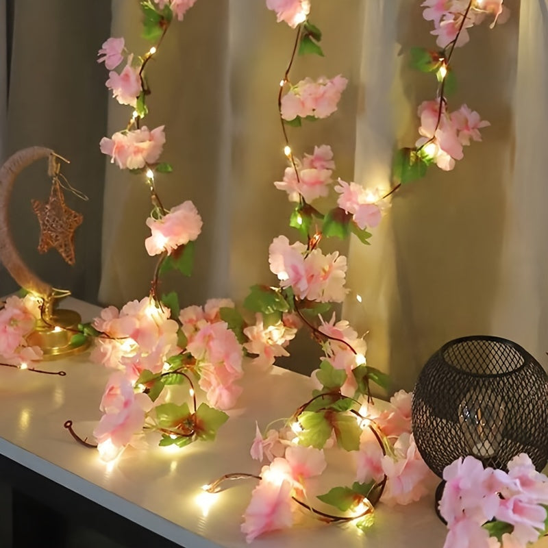 Contemporary Cherry Blossom Fairy String Lights