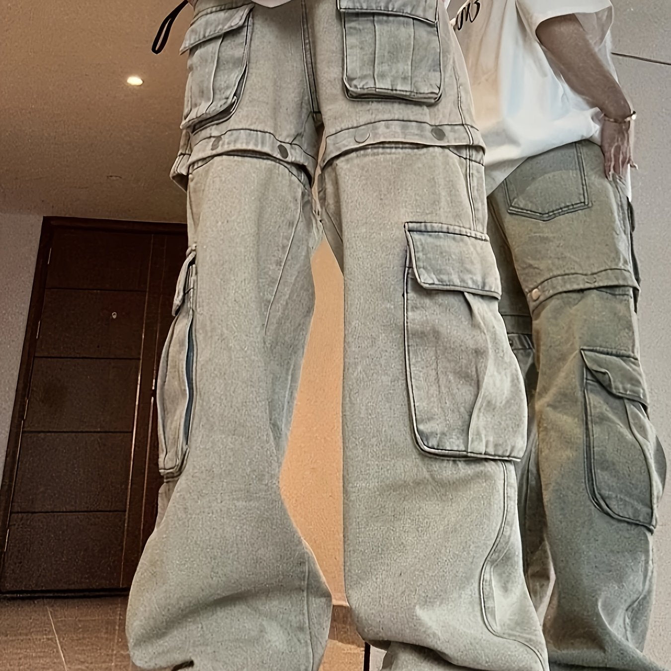 Detachable Cargo Jeans