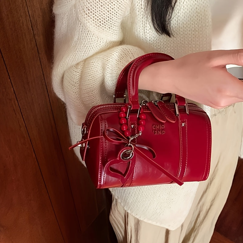 Red Boston Bag