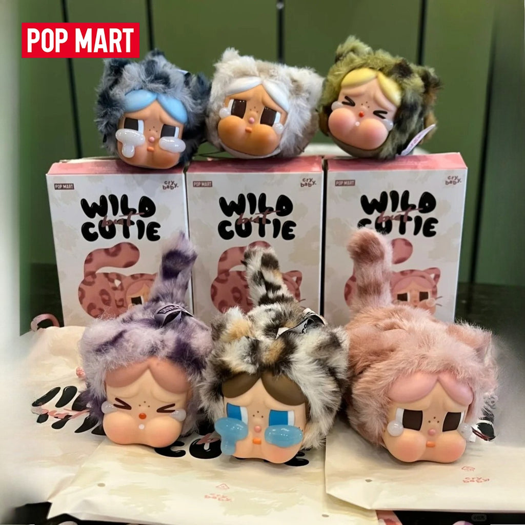 POPMART CRYBABY Wild But Cutie Series Mystery Box Plush Pendant Toys