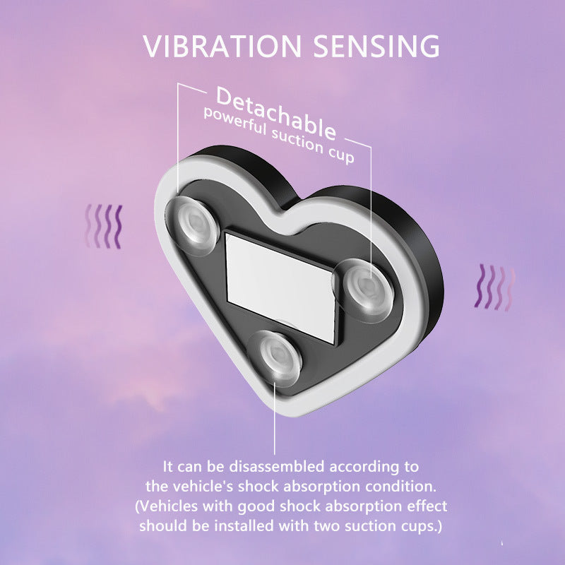 {2pcs} Car Interior Neon Heart Lights