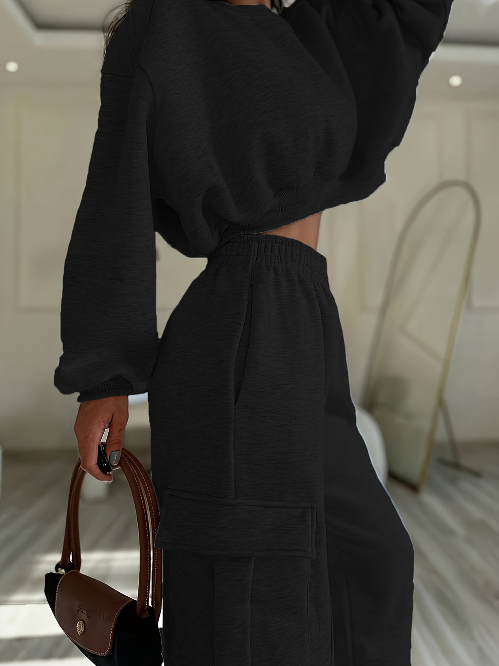 {2pcs} Oversized Athletic Set