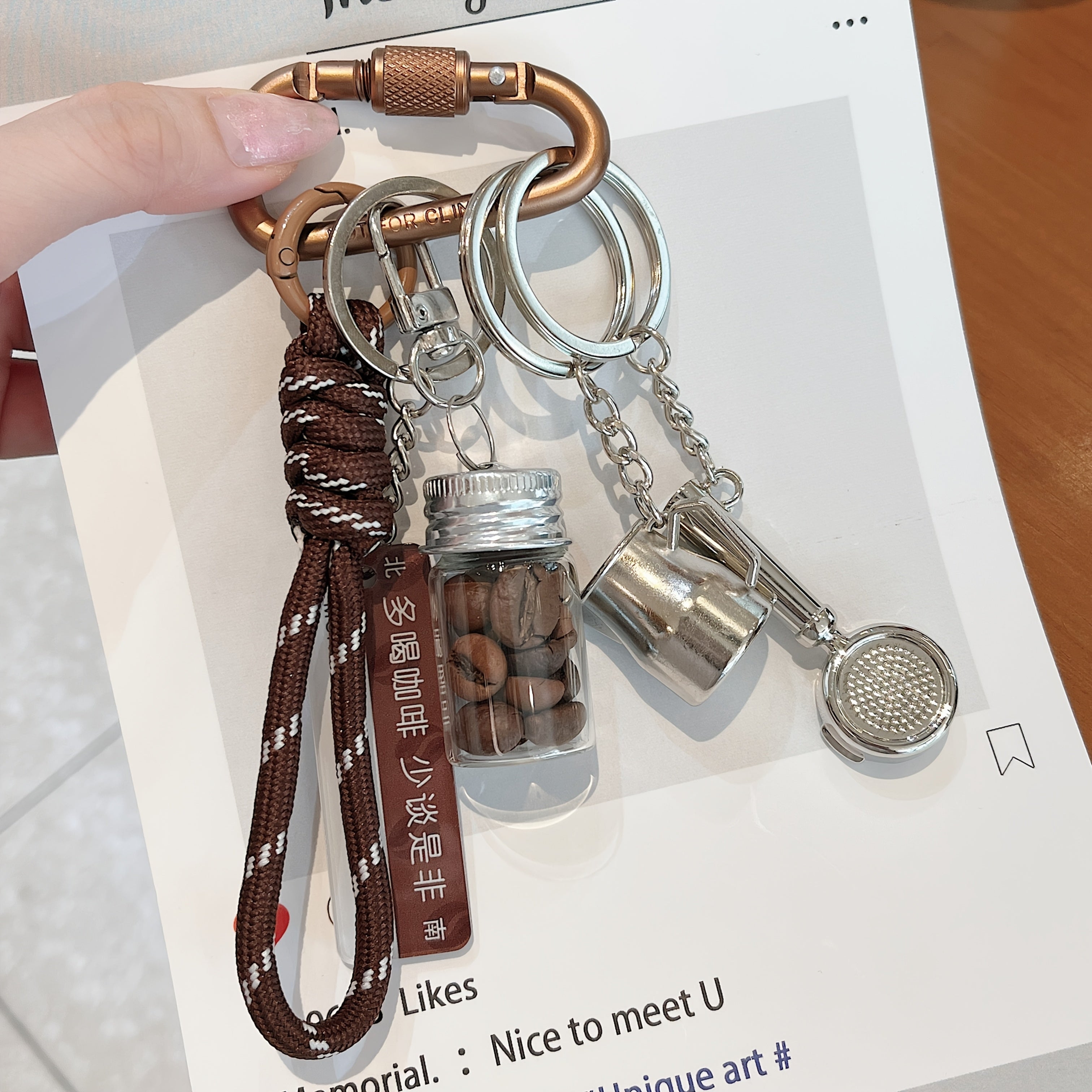 Dopamine Color Keychain