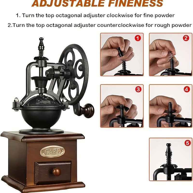 Hand-Cranked Coffee Grinder