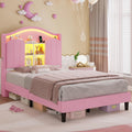 Upholstered Princess Twin Bed