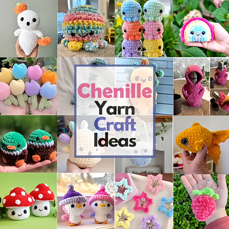 {4pcs} 400g/14.1oz Ultra Soft Fleece Yarn