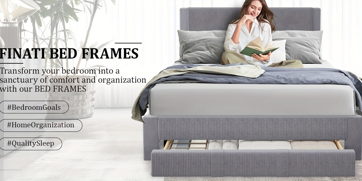 Bed Frame with Storage