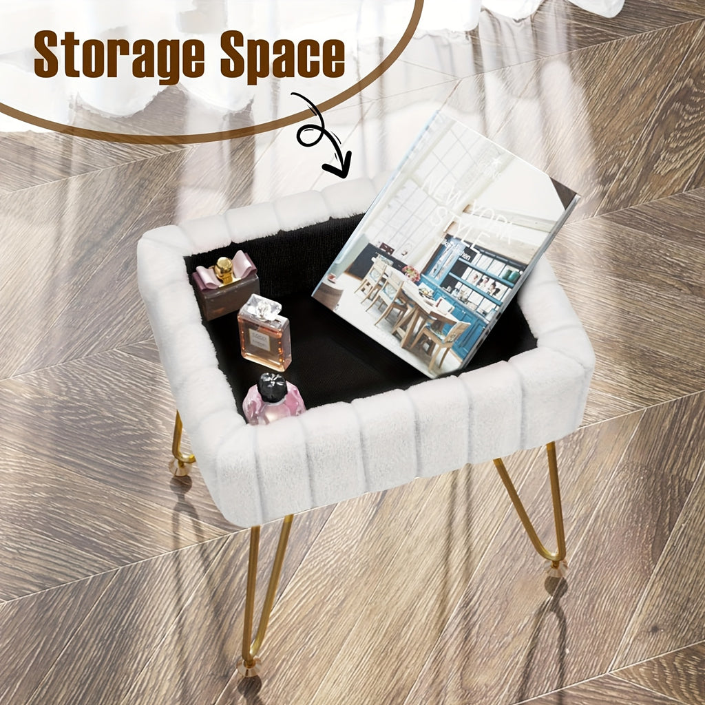 Vanity Chair With Storage