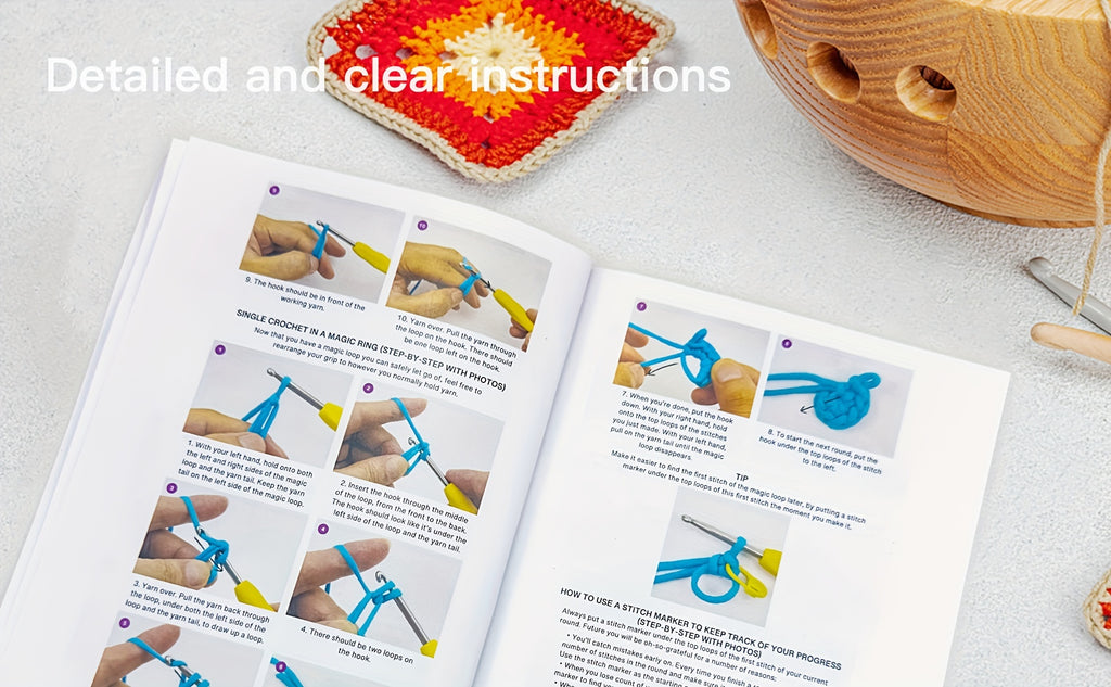 Complete All-in-One Highland Cow Crochet Kit for Beginners