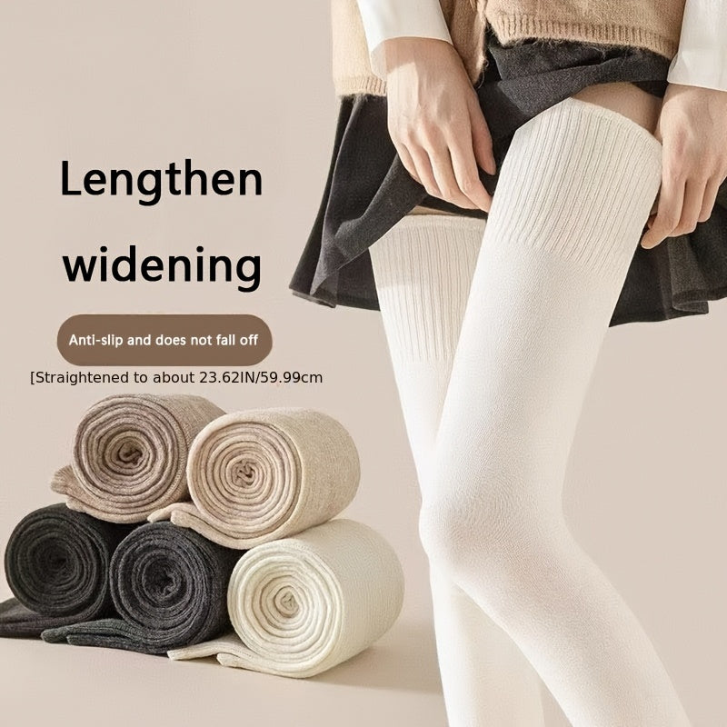 5 Pairs Autumn Winter Over-the-Knee Socks
