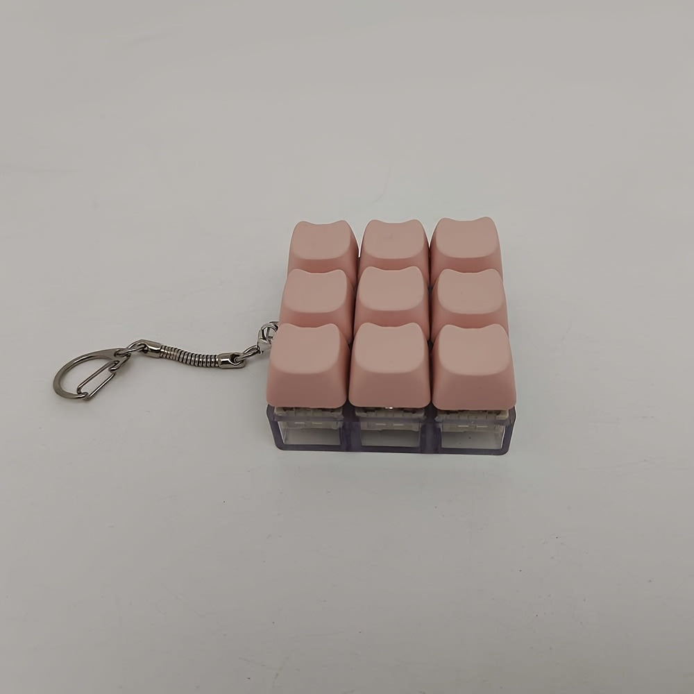 Finger Press Keycap Pop Fidget Toy Keychain