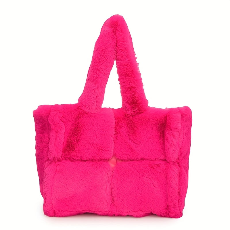 Faux Fur Shoulder Bag