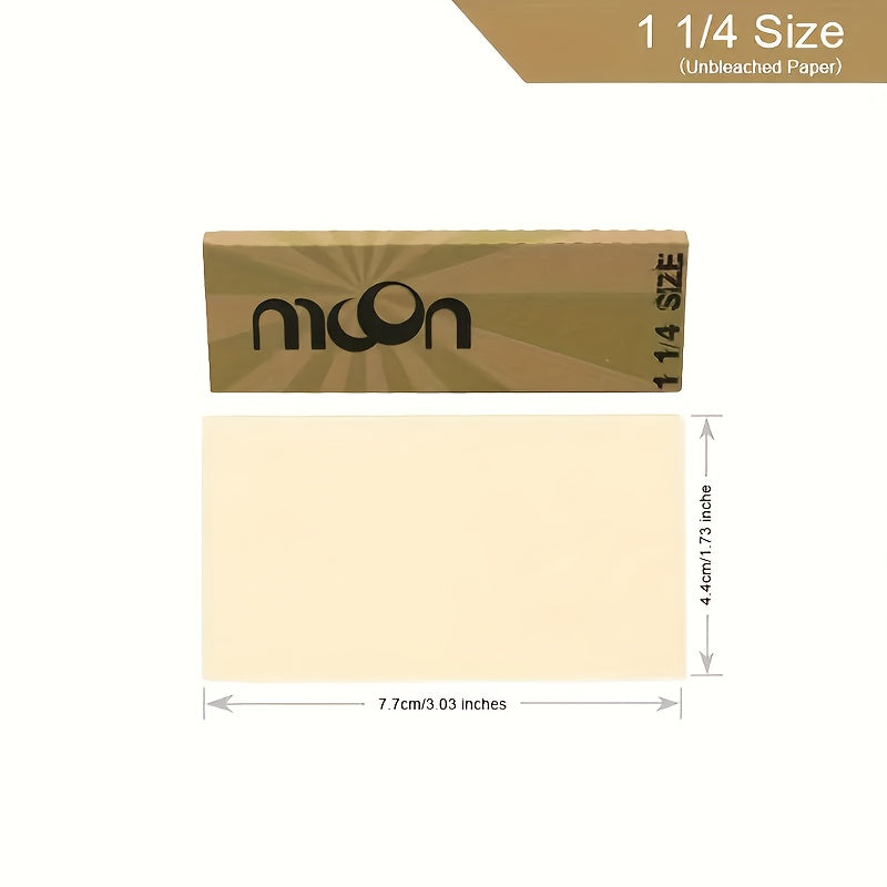 MOON Rolling Paper 50 Packs 1 1/4 Size