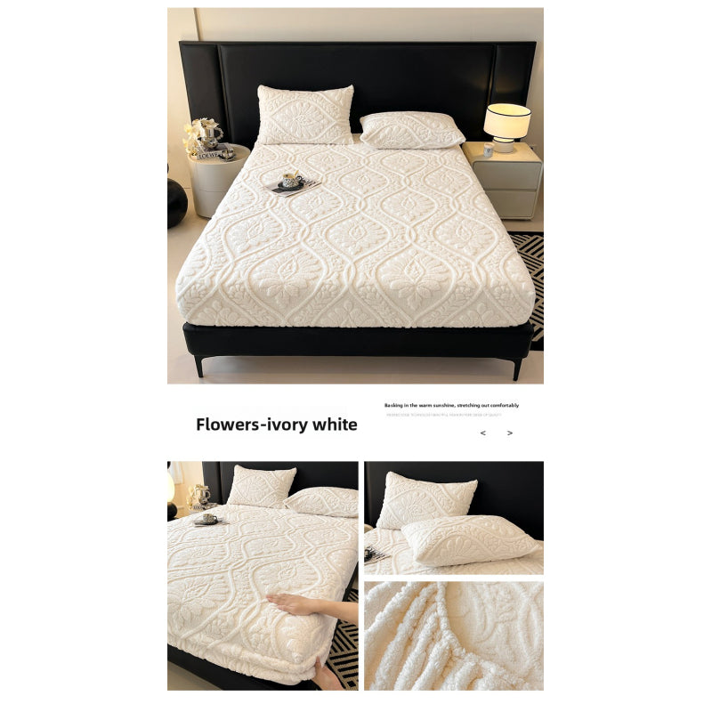 Jacquard Velvet Fitted Sheet