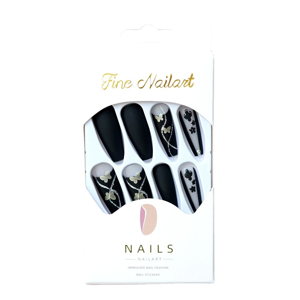 {48pcs} Mysterious Butterfly Fake Nails