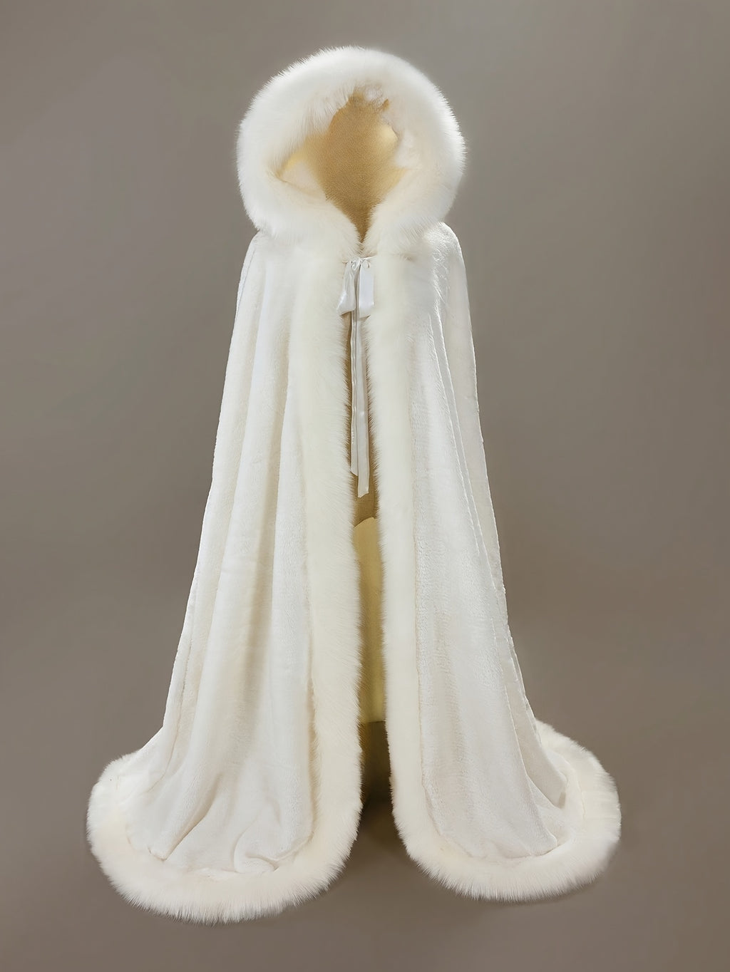 Plush Hooded Cape