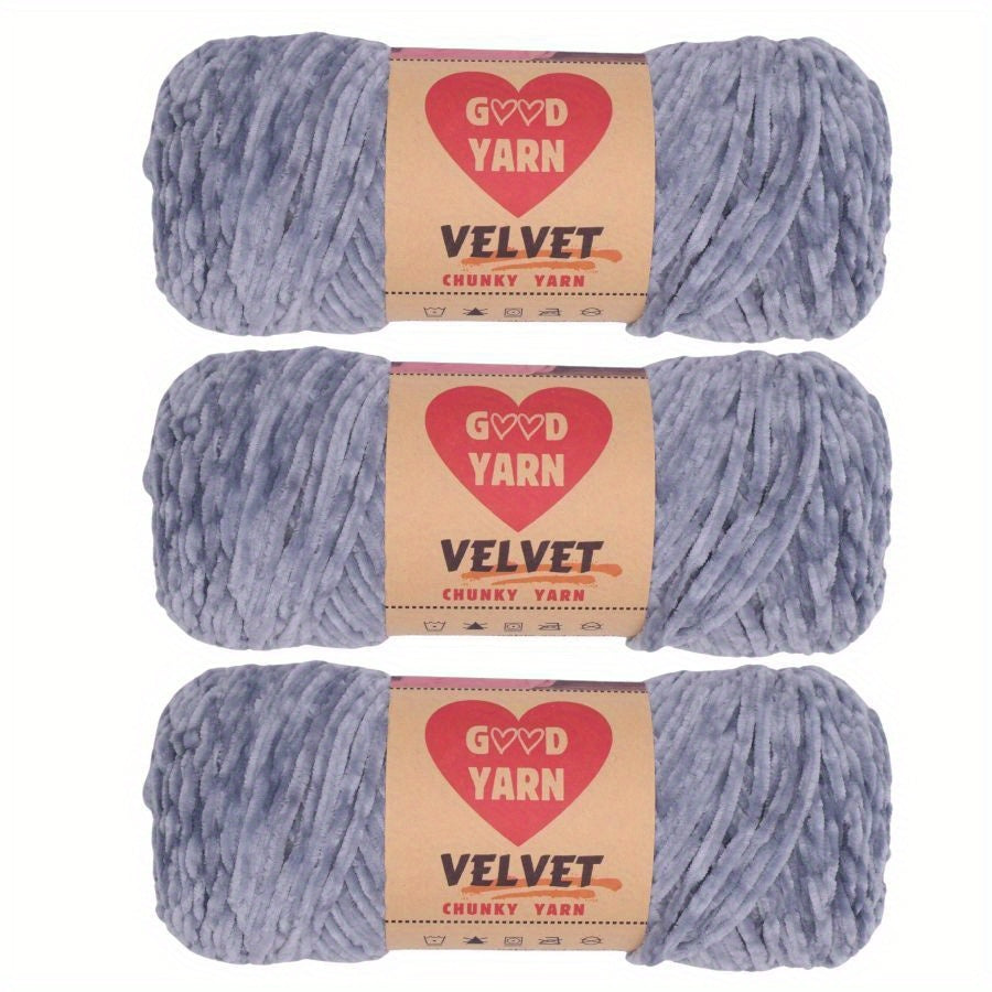 600g Big Chenille Velvet Yarn