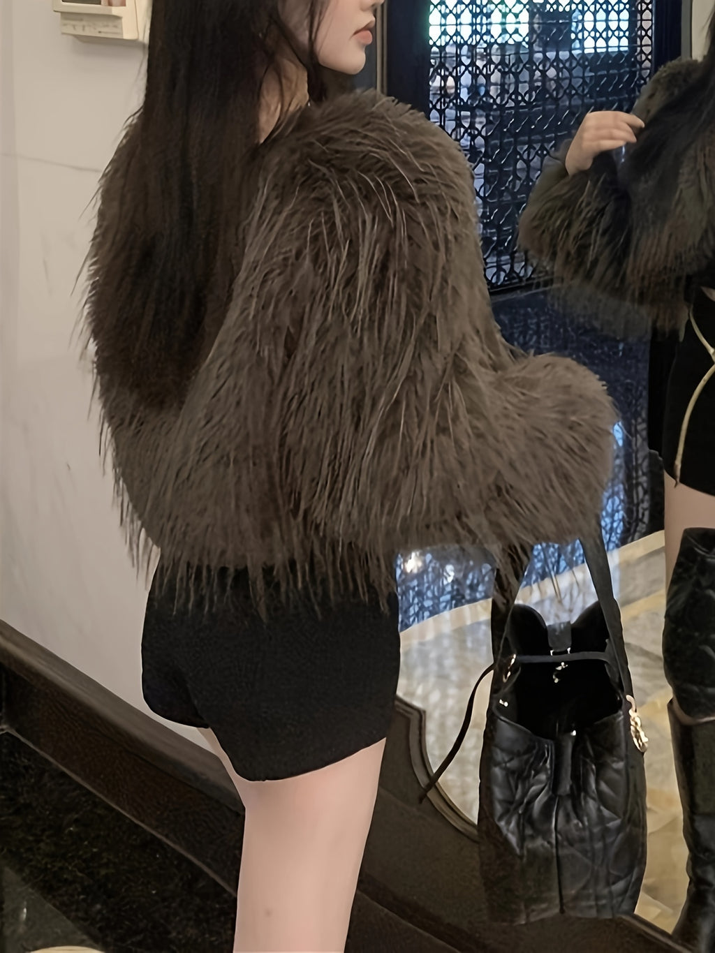 Faux Fur Short Coat