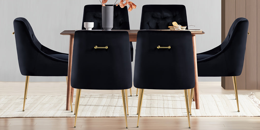 Velvet Dining Chairs Set Of 6