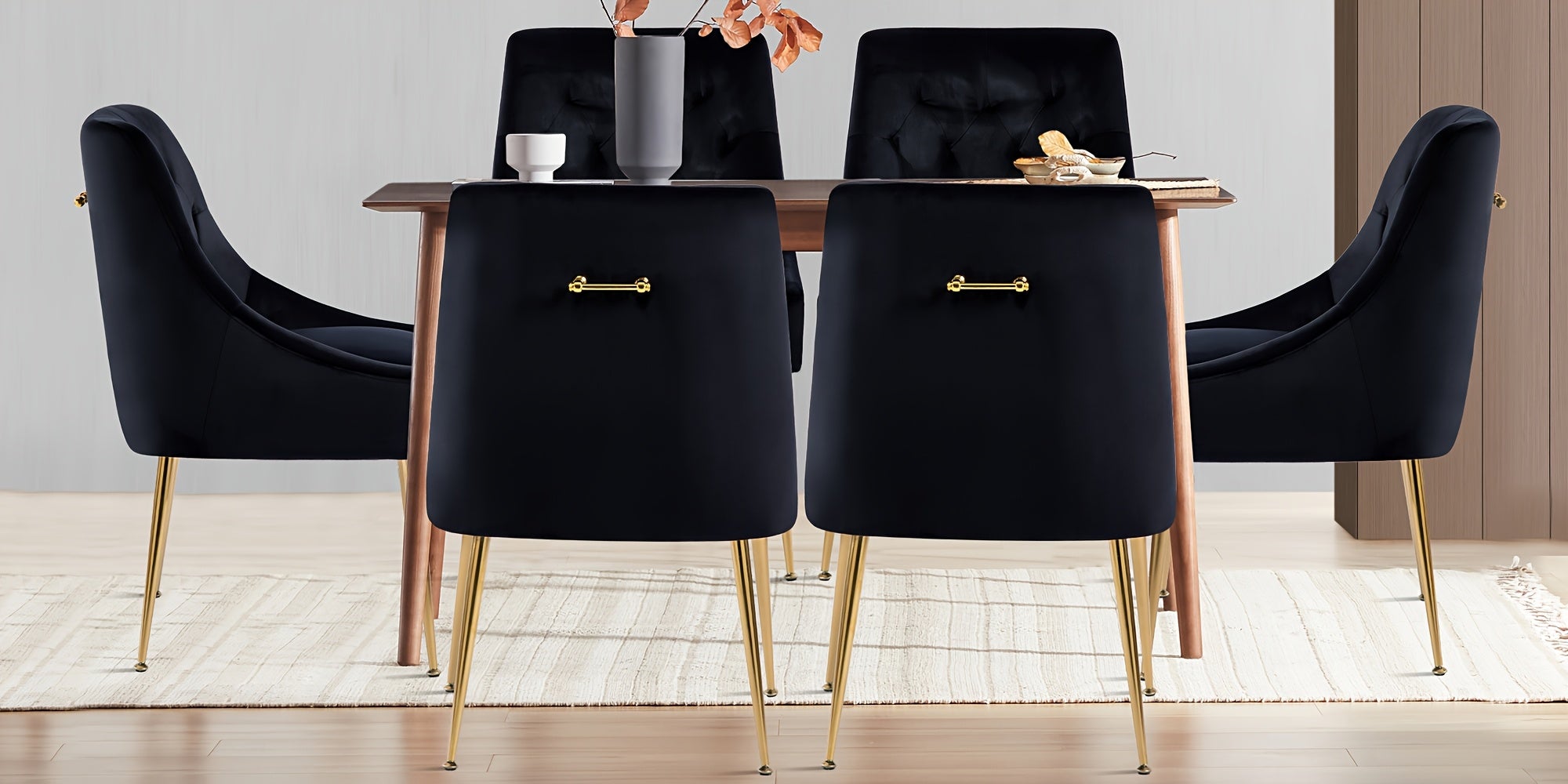 Velvet Dining Chairs Set Of 6