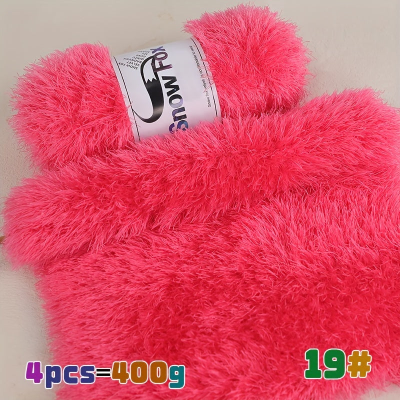 400g Lash Yarn Artificial Fur Fleece Yarn