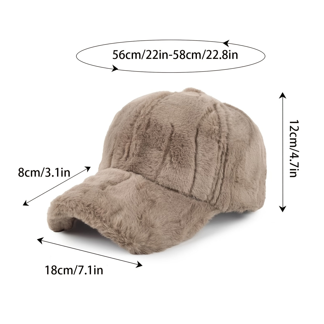 Faux Wool Velvet Hat